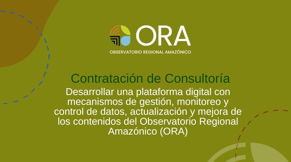 Contratación: Desarrollar una plataforma digital con mecanismos de gestión, monitoreo y control de datos y mejora de los contenidos del ORA