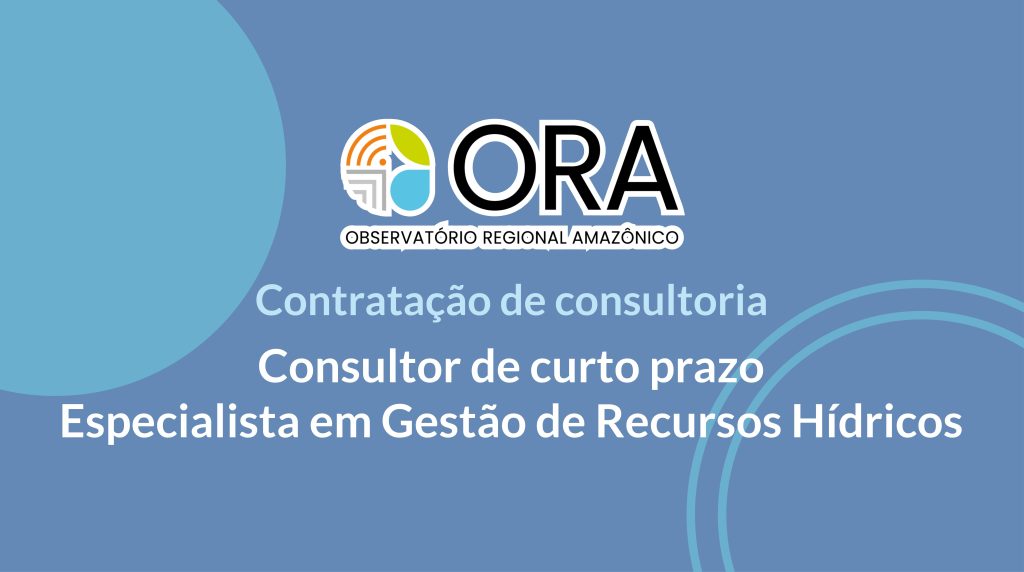Consultor de Curto Prazo – Especialista em Gestão de Recursos Hídricos