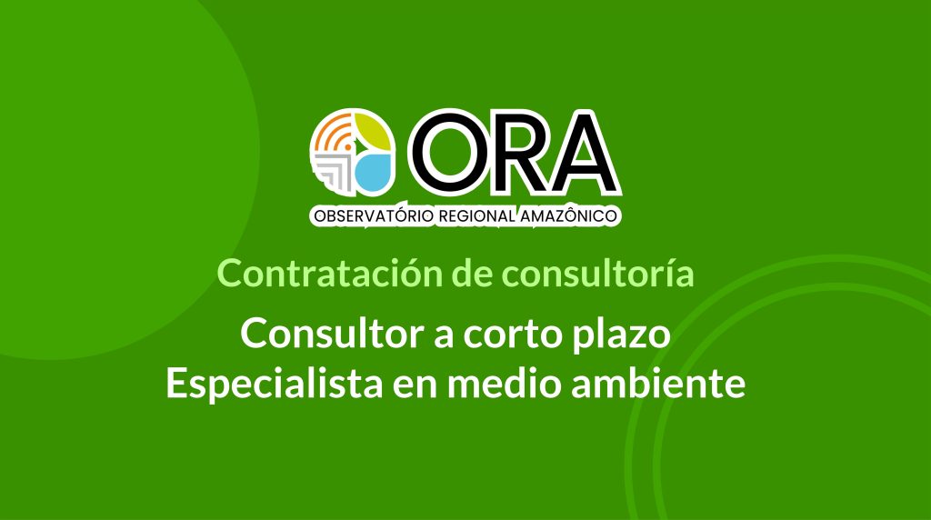 Consultor de Corto Plazo – Especialista Ambiental